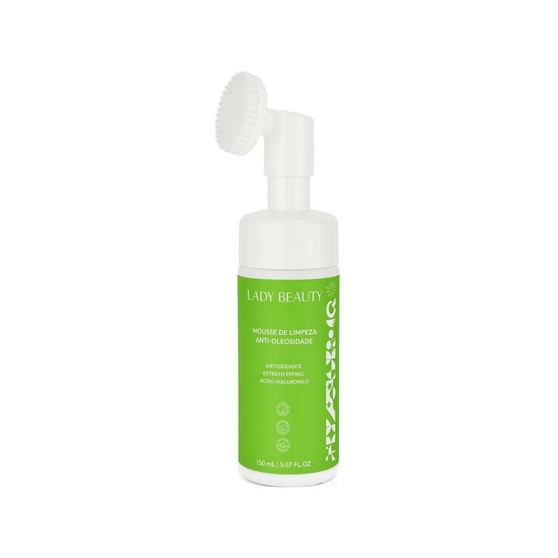 Mousse de limpeza Antioleosidade - Lady Beauty